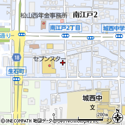 北沢産業株式会社　松山支店周辺の地図