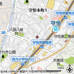 福岡県北九州市小倉南区守恒本町周辺の地図