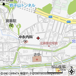 愛媛県松山市北斎院町67-1周辺の地図