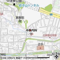愛媛県松山市北斎院町83周辺の地図