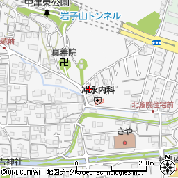 愛媛県松山市北斎院町84周辺の地図
