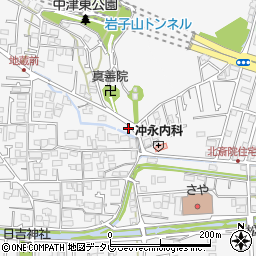 愛媛県松山市北斎院町276周辺の地図