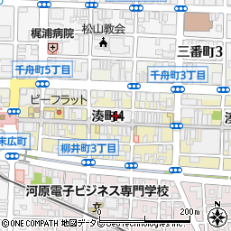 ワコールガーデン松山店周辺の地図