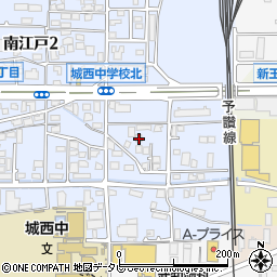 〒790-0062 愛媛県松山市南江戸の地図