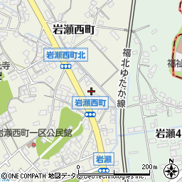 福岡県中間市岩瀬西町62周辺の地図