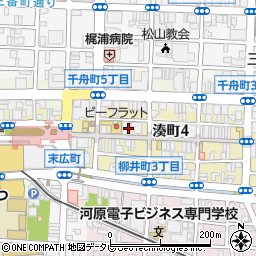 シャトレーゼ　松山銀天街店周辺の地図