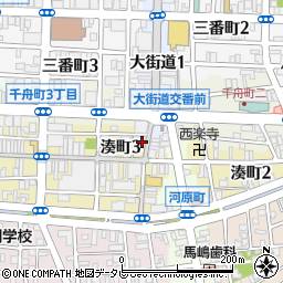 愛媛県松山市大街道1丁目2周辺の地図