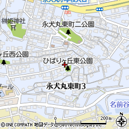 福岡県北九州市八幡西区永犬丸東町周辺の地図