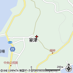 山口県熊毛郡上関町室津747周辺の地図