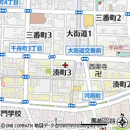 路地裏珈琲店周辺の地図