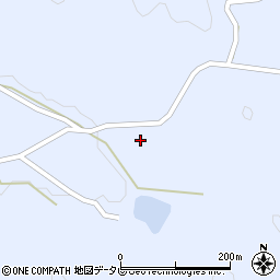 徳島県阿南市新野町東谷周辺の地図