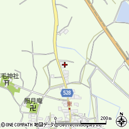 福岡県福津市勝浦1092-5周辺の地図