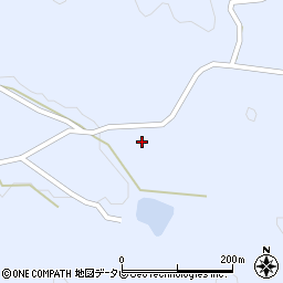 徳島県阿南市新野町（東谷）周辺の地図