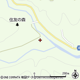 愛媛県新居浜市別子山七番周辺の地図