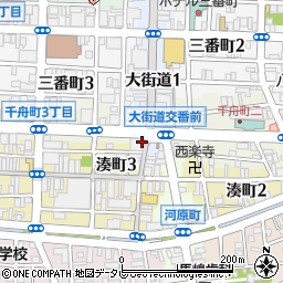 愛媛県松山市大街道1丁目3周辺の地図