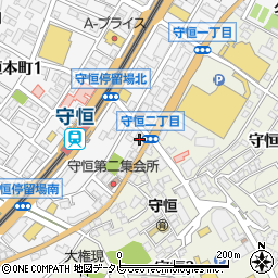 西日本シテイ銀行ＡＴＭコーナー周辺の地図