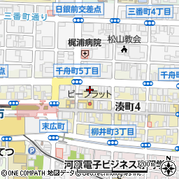 株式会社アートネイチャー　松山店周辺の地図