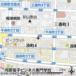 有限会社久保ミシン商会千舟町店周辺の地図