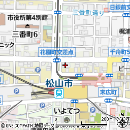 株式会社東京アカデミー　松山校周辺の地図