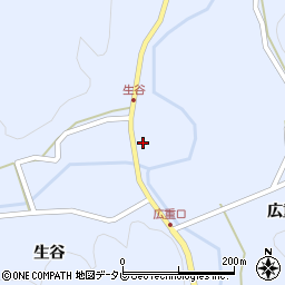 徳島県阿南市新野町生谷36周辺の地図