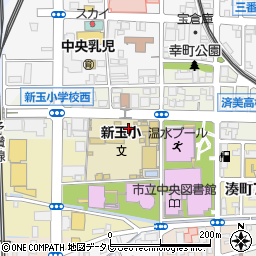 松山市立新玉小学校周辺の地図
