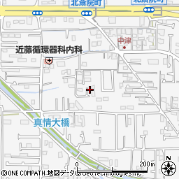 愛媛県松山市北斎院町438-7周辺の地図