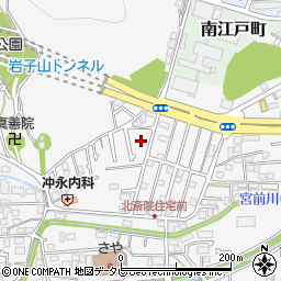 愛媛県松山市北斎院町58-1周辺の地図