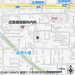 愛媛県松山市北斎院町438-4周辺の地図