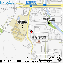 愛媛県松山市北斎院町1093-17周辺の地図