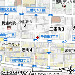 さくら幸子探偵事務所・松山支店周辺の地図
