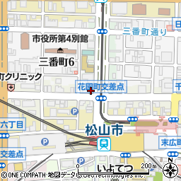 リトミック音楽教室　松山事務所周辺の地図