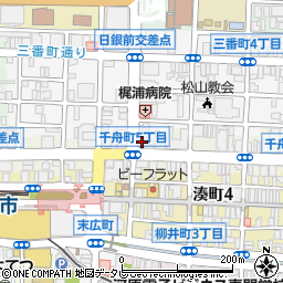 大栄教育システム松山校周辺の地図