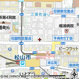 株式会社コーユービジネス　松山営業所周辺の地図