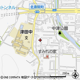 愛媛県松山市北斎院町1091-2周辺の地図