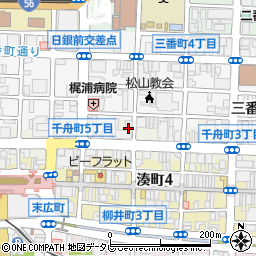 松山公共職業安定所　ハローワークプラザ松山愛媛わかものハローワーク周辺の地図