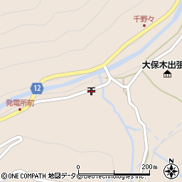 大保木郵便局周辺の地図
