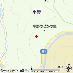 徳島県那賀郡那賀町平野船戸周辺の地図