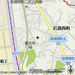 福岡県中間市岩瀬西町17周辺の地図