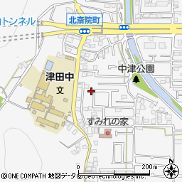 愛媛県松山市北斎院町1091-11周辺の地図