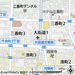 愛媛県松山市大街道1丁目4-7周辺の地図