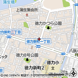 福岡県北九州市小倉南区徳力新町周辺の地図