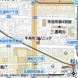 マニュライフ生命保険株式会社松山セールスオフィス周辺の地図