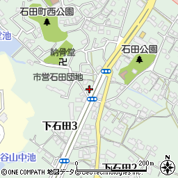 福岡県北九州市小倉南区石田町10周辺の地図