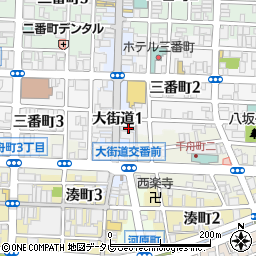 愛媛県松山市大街道1丁目5-13周辺の地図