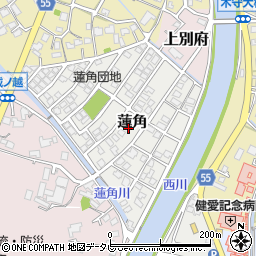 福岡県遠賀郡遠賀町蓮角周辺の地図