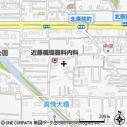愛媛県松山市北斎院町448-1周辺の地図