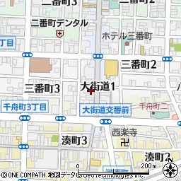 愛媛県松山市大街道1丁目4-10周辺の地図