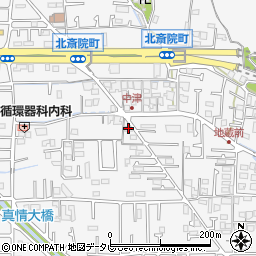 愛媛県松山市北斎院町418周辺の地図