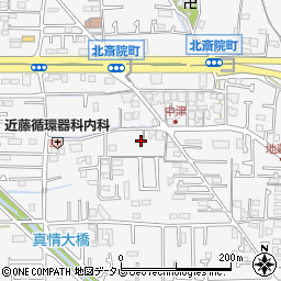 愛媛県松山市北斎院町411周辺の地図