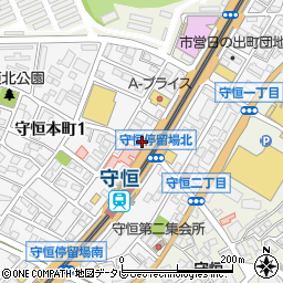 株式会社大賀薬局 守恒店周辺の地図